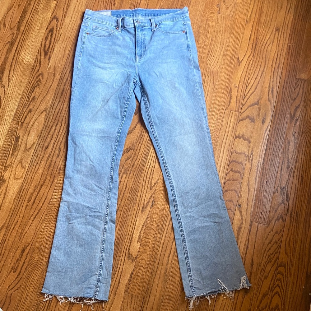 GAP Women's Light Blue Flare Jeans- Mid Rise Boot Cut